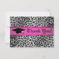 cheetah carte de remerciements