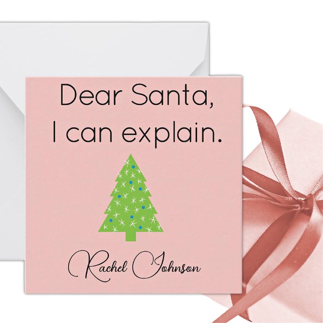 Correspondance Cher Santa Mini Carte de Vœux de Noël (Créateur téléchargé)