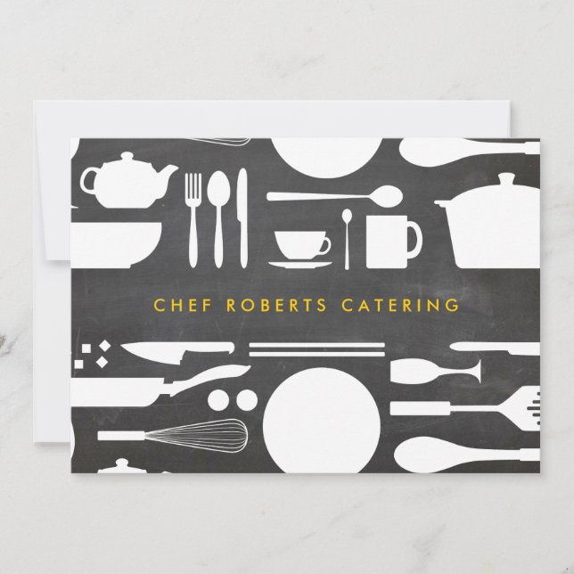 Correspondance Collage de cuisine sur le Carte pour notes Arrière (Devant)