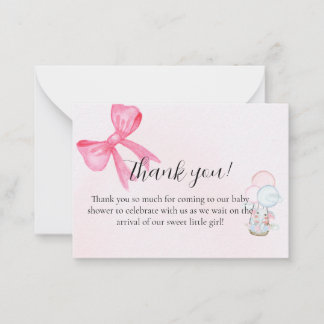 Correspondance Conception de carte de remerciement pour Baby Show