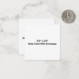 Correspondance Créez votre propre carte de note 6,4 cm x 6,4 cm a