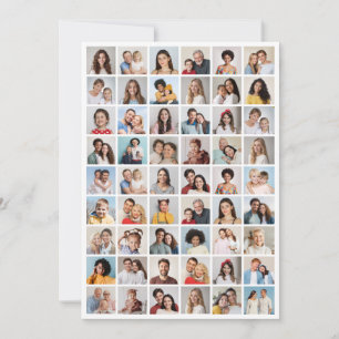 Correspondance Créez votre propre carte photo Collage de 54