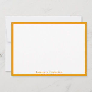 Correspondance Élégante carte moderne de billet plat à la frontiè