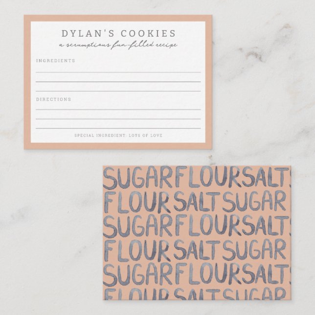 Correspondance Enfants à la cuisine Anniversaire Bash | Carte de  (Devant / Derrière)