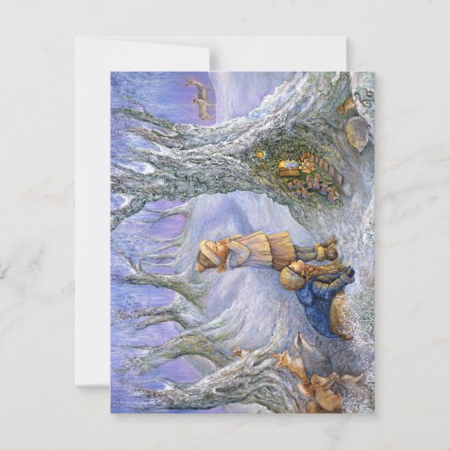 Correspondance "Fairy Door" Carte pour notes de vacances 2022 (Devant)