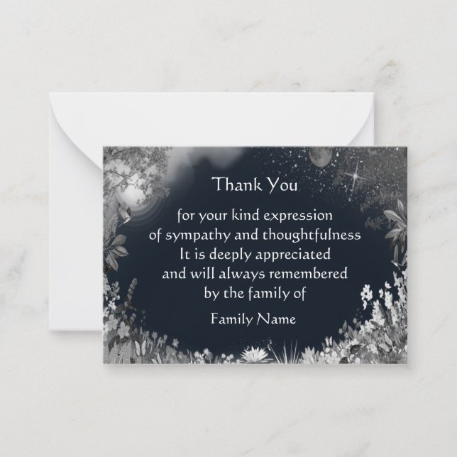 Correspondance Fairytale World Carte de remerciements (Devant)