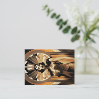 Correspondance Flapper Woman, Art Déco, Vol 2 - Carte de lecture