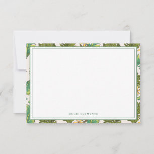 Correspondance Fonds de la jungle colorée Carte de correspondan
