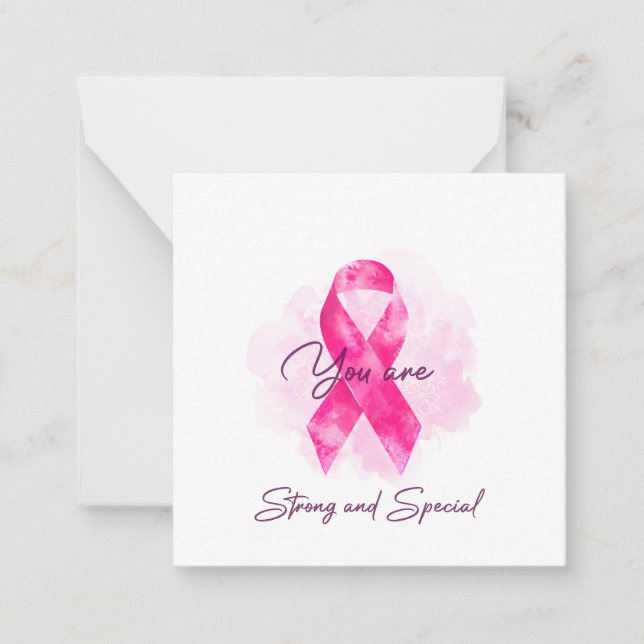 Correspondance Forte carte de cancer du sein (Devant)