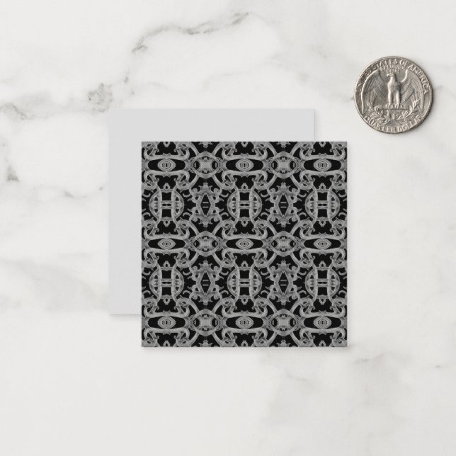Correspondance GOTHIC Carte Carrée Plate de 2,5" (Devant/Arrière en situation)