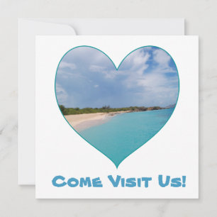 Correspondance I Carte pour notes de vie de Heart Island