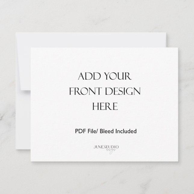 Correspondance Impression de carte paysagère recto verso de 5,5 x (Devant)