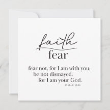 ISAIE 41:10 - Carte de Note Personnalisée