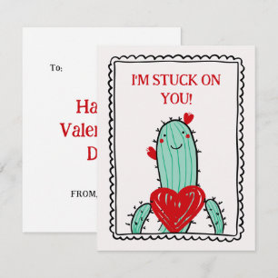 Correspondance Je suis coincé sur toi Carte de la Saint-Valentin