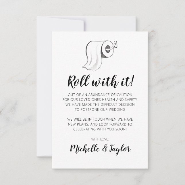 Correspondance Jolie carte de report avec Roll with it (Devant)