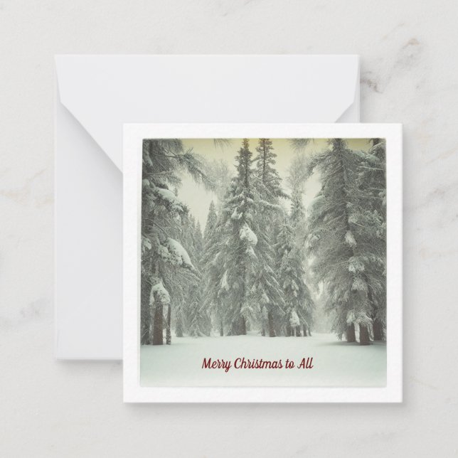 Correspondance Joyeuse carte de Noël (Devant)