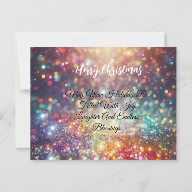 Correspondance Joyeuse carte de Noël/carte de voeux (Dos)