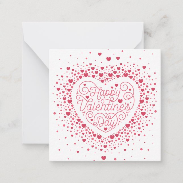 Correspondance Joyeuse Saint-Valentin / Carte de vœux (Devant)