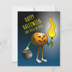Correspondance Joyeux Halloween et carte de Trick or Treat