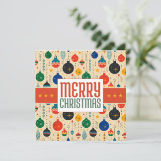 Correspondance Joyeux Noël Carte de Noël Rétro