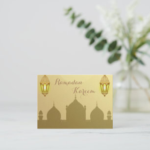 Correspondance La carte moubarak de l'Aïd mosquée