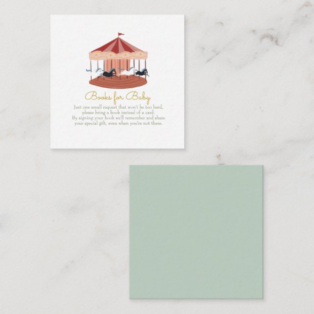 Correspondance Livres carrousel roses pour carte de boîtier pour  (Devant / Derrière)