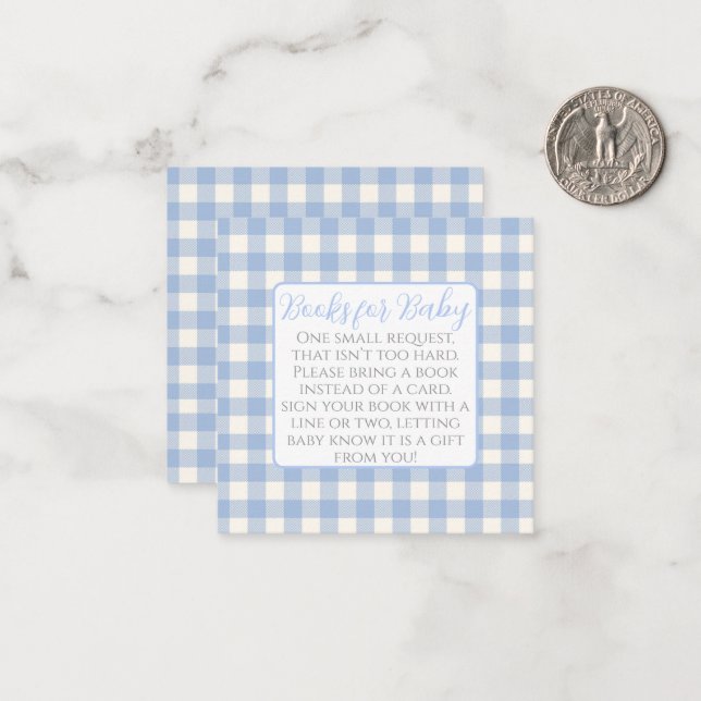 Correspondance Livres pour la carte de boîtier pour bébé (Devant/Arrière en situation)