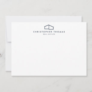 Correspondance Logo de la maison moderne dans la carte à billets