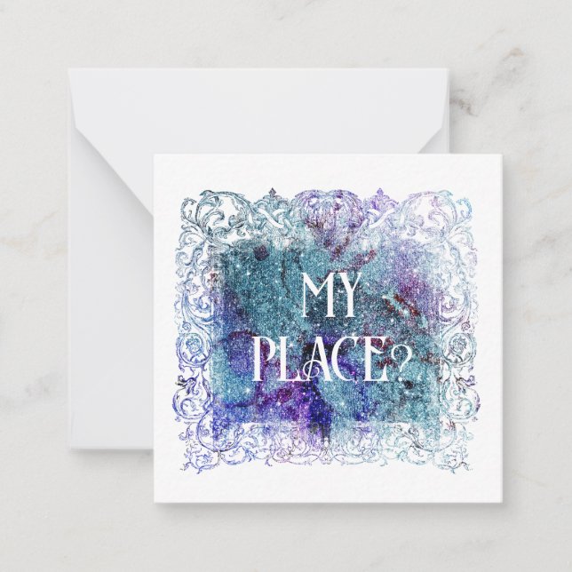 Correspondance *~* MA PLACE ? Carte de note plate AP62 Relation (Devant)