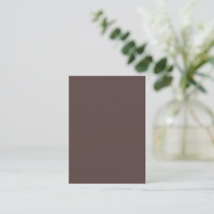 Correspondance Marron foncé moka tendance - Carte de note