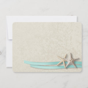 Correspondance Merci de carte plat Starfish et Ribbon