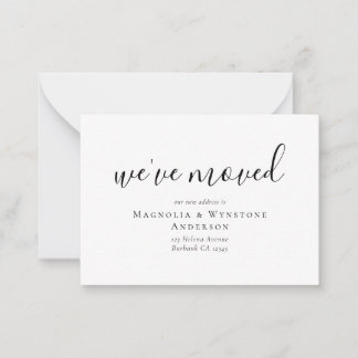 Correspondance Nous avons déplacé la carte d'insertion de changem