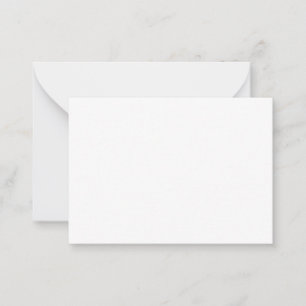 Correspondance Nouvelle carte de note plate personnalisée avec te