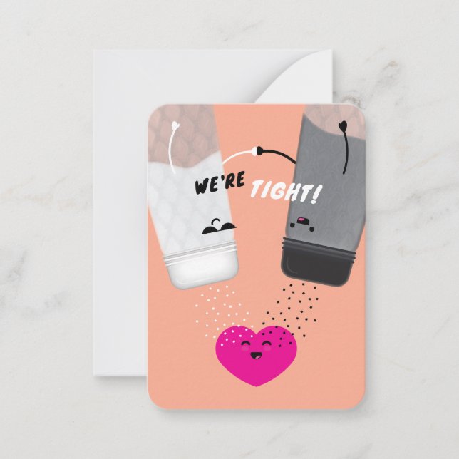 Correspondance On est copains ! Carte de la Saint-Valentin pour e (Devant)