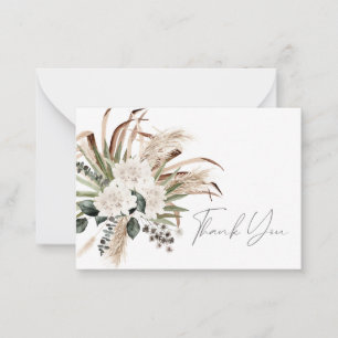 Correspondance Palm Eucalyptus Beige Floral Merci Carte de note
