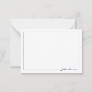 Correspondance Papier à lettres personnalisé minimaliste Carte de