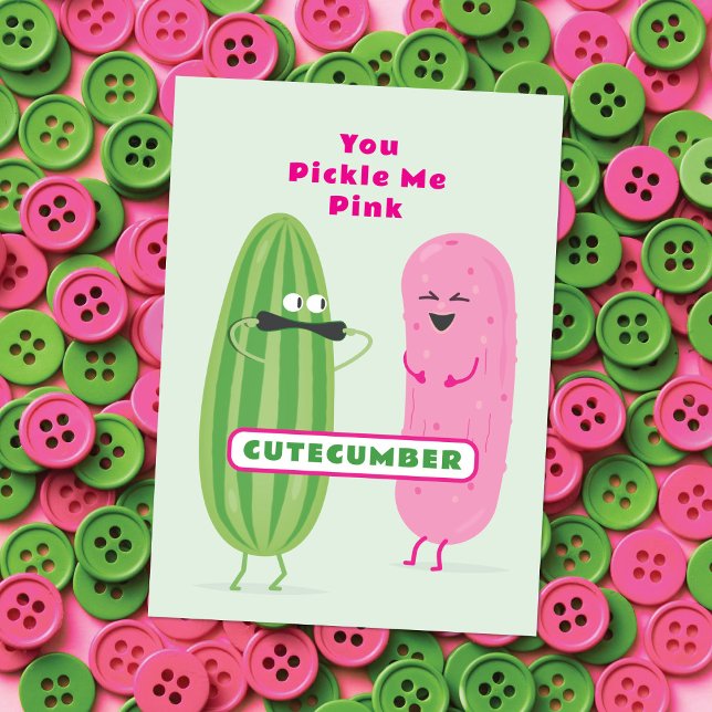 Correspondance Pickled Pink | Carte de la Saint-Valentin pour enf (Créateur téléchargé)