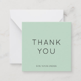Correspondance Taille minimale Petite entreprise Carte de remerci