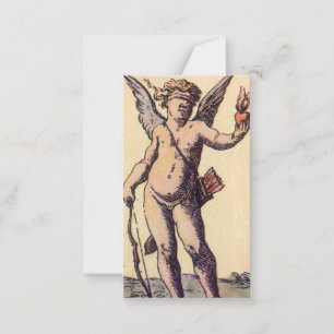 Correspondance Valentines Cupidon Bander les Yeux, Carte de Tarot