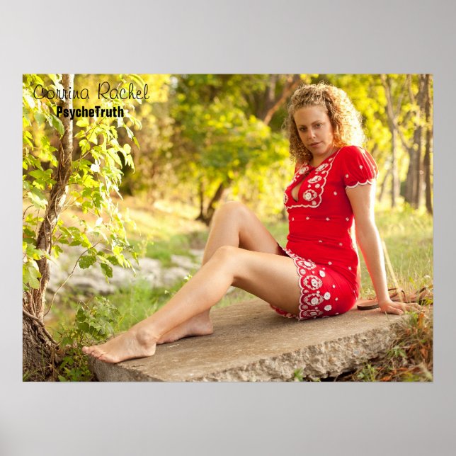 Corrina Rachel Robe Rouge Poster (Devant)