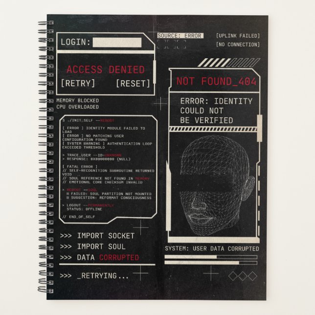 Corrompu - Techno-Brutalist Streetwear Design (Devant)