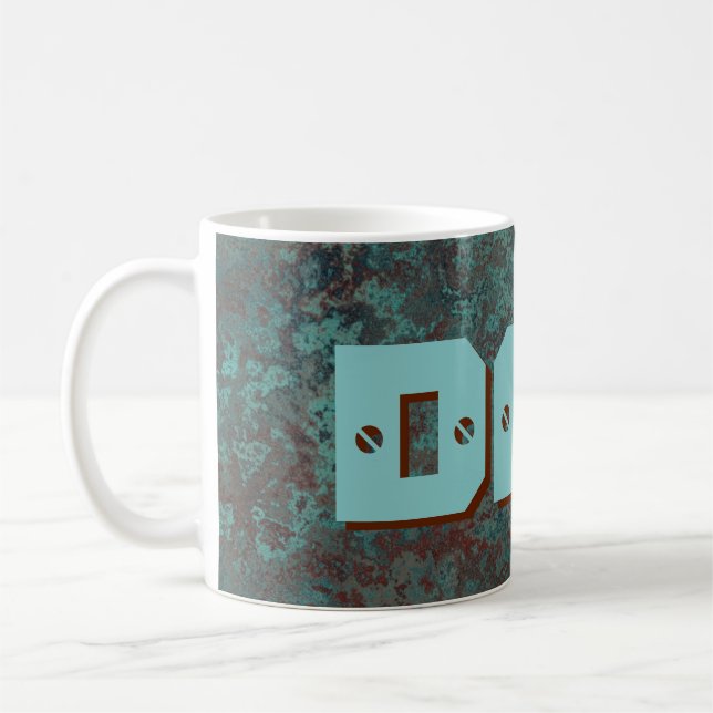 Corrosion "Cuivre" DAD imprime la tasse (Gauche)