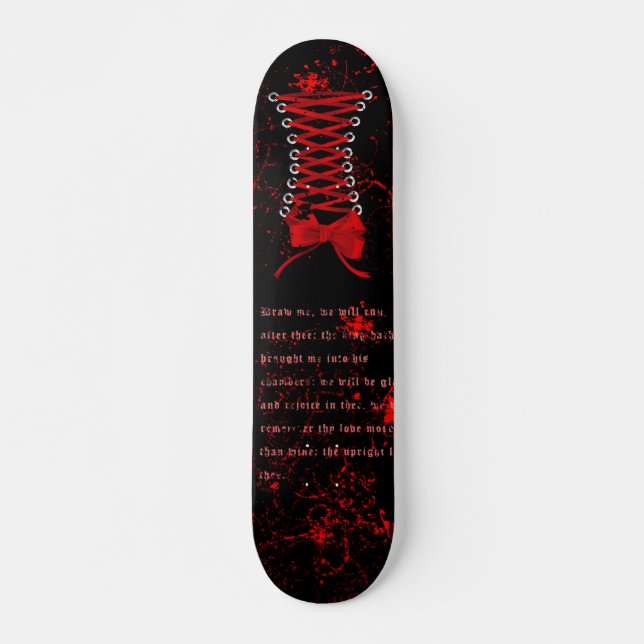Corset Goth / Punk Skateboard (Devant)