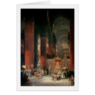 Cortège dans la cathédrale de Séville, 1833 (hu