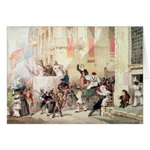 Cortège de cirque en Italie, 1830