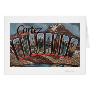 Cortez, le Colorado - grandes scènes de lettre