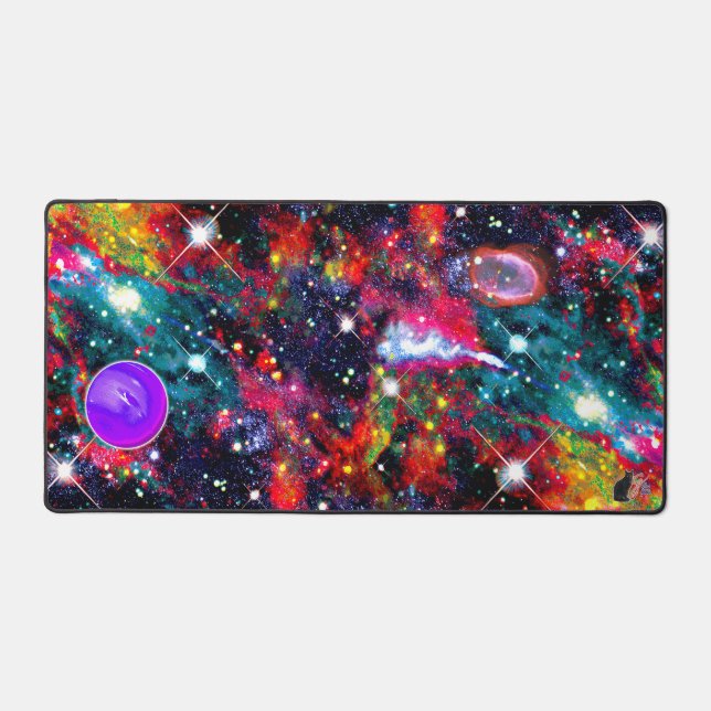 Coruscation Cosmos Cosmos Desk Mat (Recto)