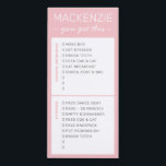 Corvées Courantes AM PM Quotidien À Faire Liste Ro<br><div class="desc">Carte de corvée simple mais organisée et utile et liste de contrôle des responsabilités sur un bloc-notes magnétique avec des sections pour les routines du matin et de l'après-midi ou du soir pour le rendre facile à lire et plus inspirant qu'une longue liste. Modifiez les titres de chaque section en...</div>