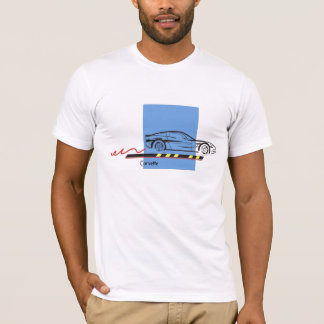Corvette emballant le T-shirt
