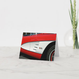 Corvette rouge - carte